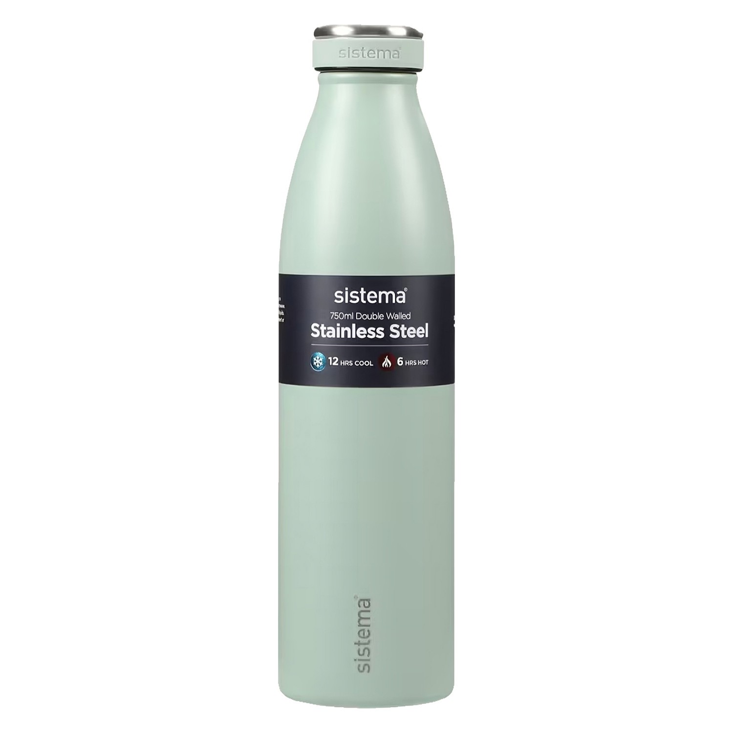 Ανοξείδωτο Μπουκάλι Θερμός Απαλό Μέντα 750 ml, Sistema