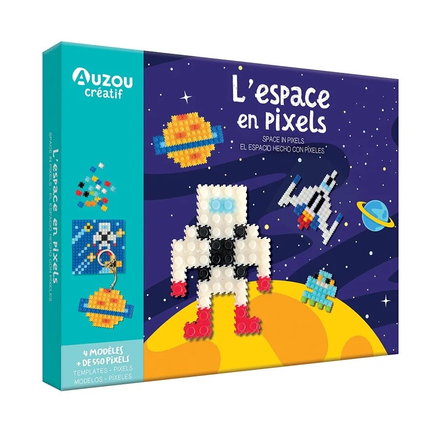 Κατασκευή My Artistic Kit My Pixel Creations Space, Auzou
