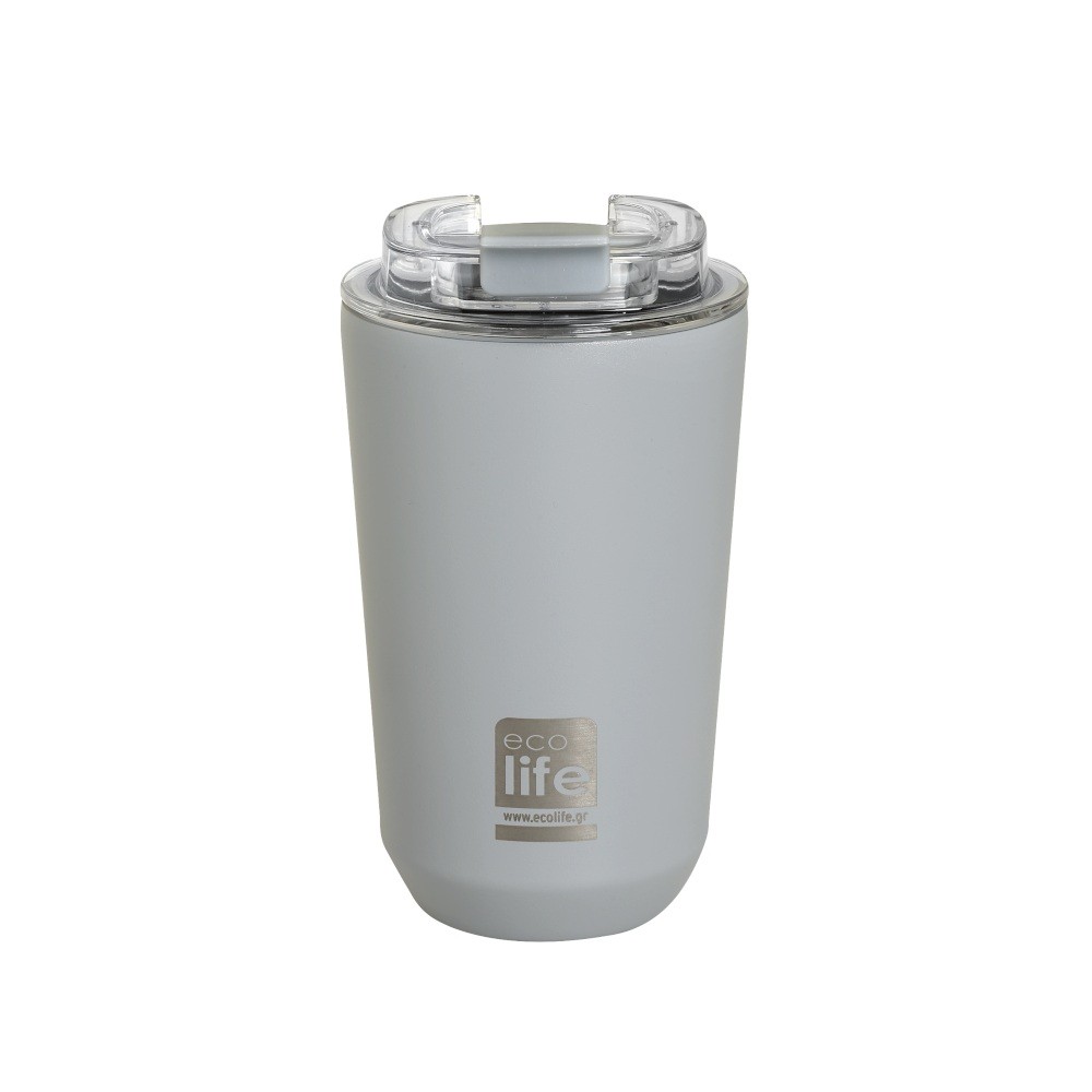 Θερμός Καφέ Pure Grey Coffee Thermos 360ml, Ecolife