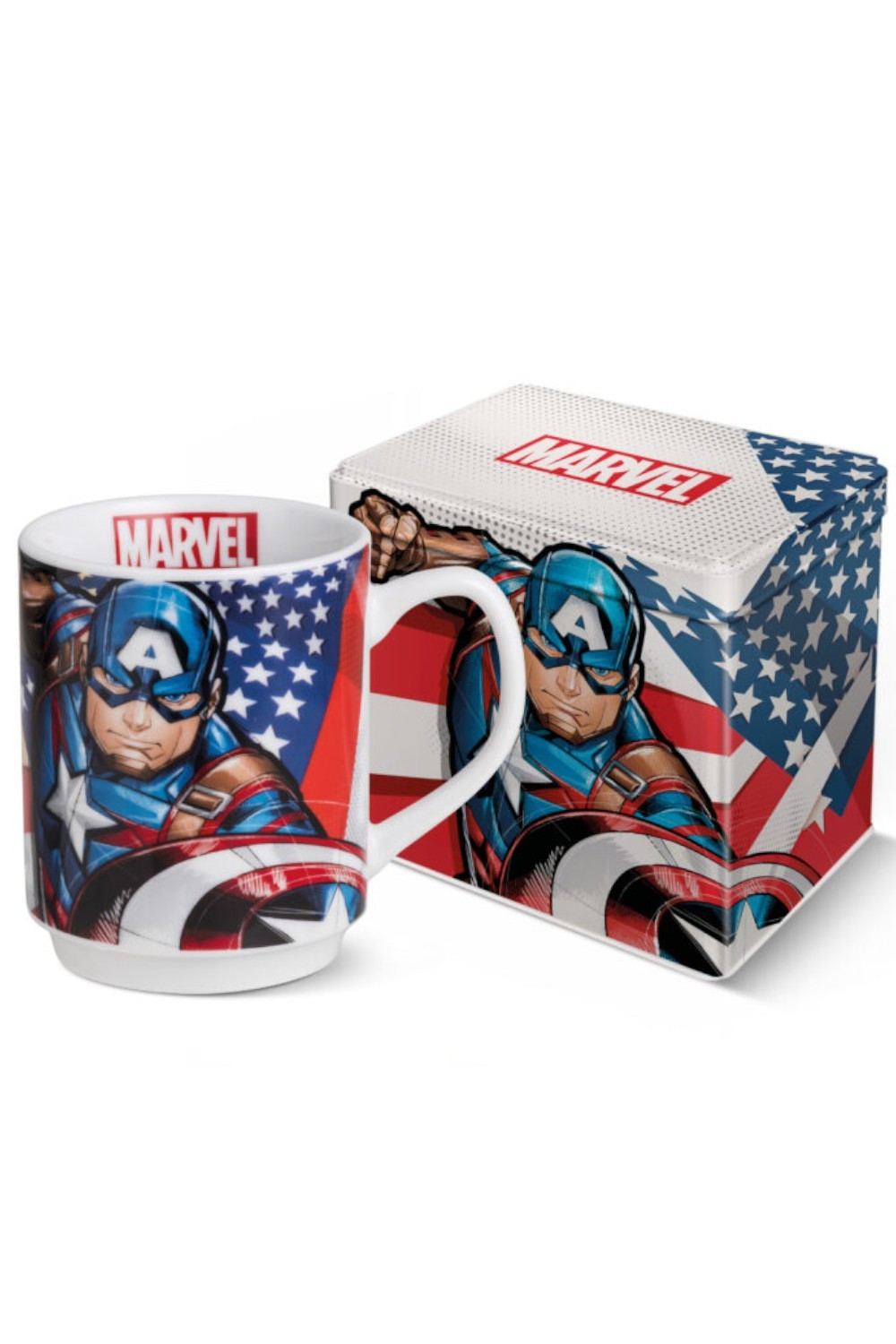 Κούπα Marvel Captain America 350ml Disney Μεταλλικό Κουτί, Egan