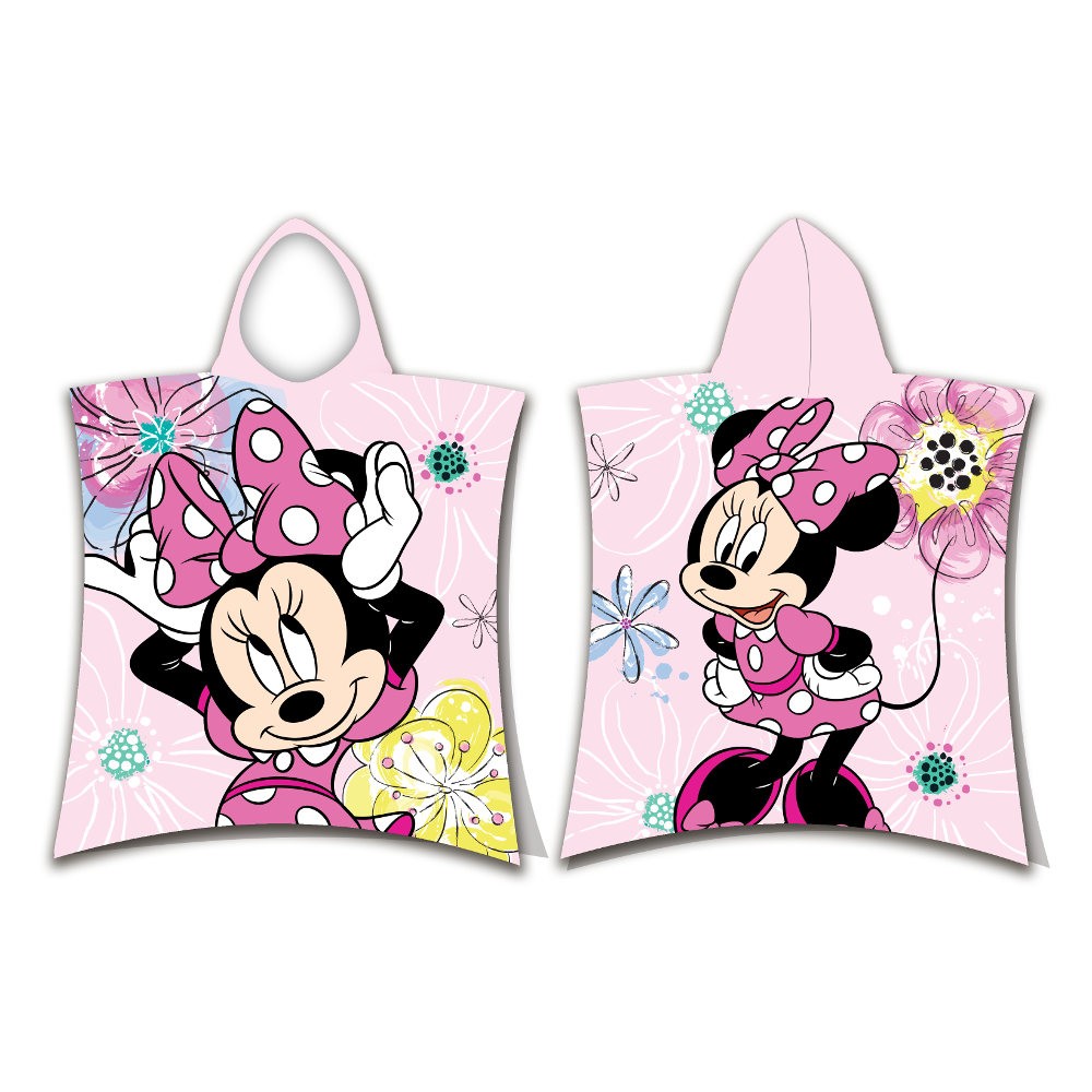 Παιδικό Πόντσο Θαλάσσης Minnie Ροζ, Borea