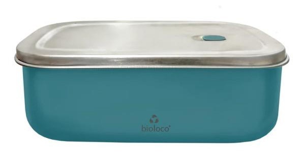 Δοχείο Φαγητού Ανοξείδωτο Ατσάλι Πράσινο Bioloco, chic mic