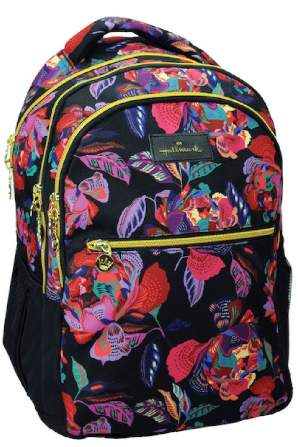 Τσάντα Πλάτης Δημοτικού Οβάλ Flowers Hallmark