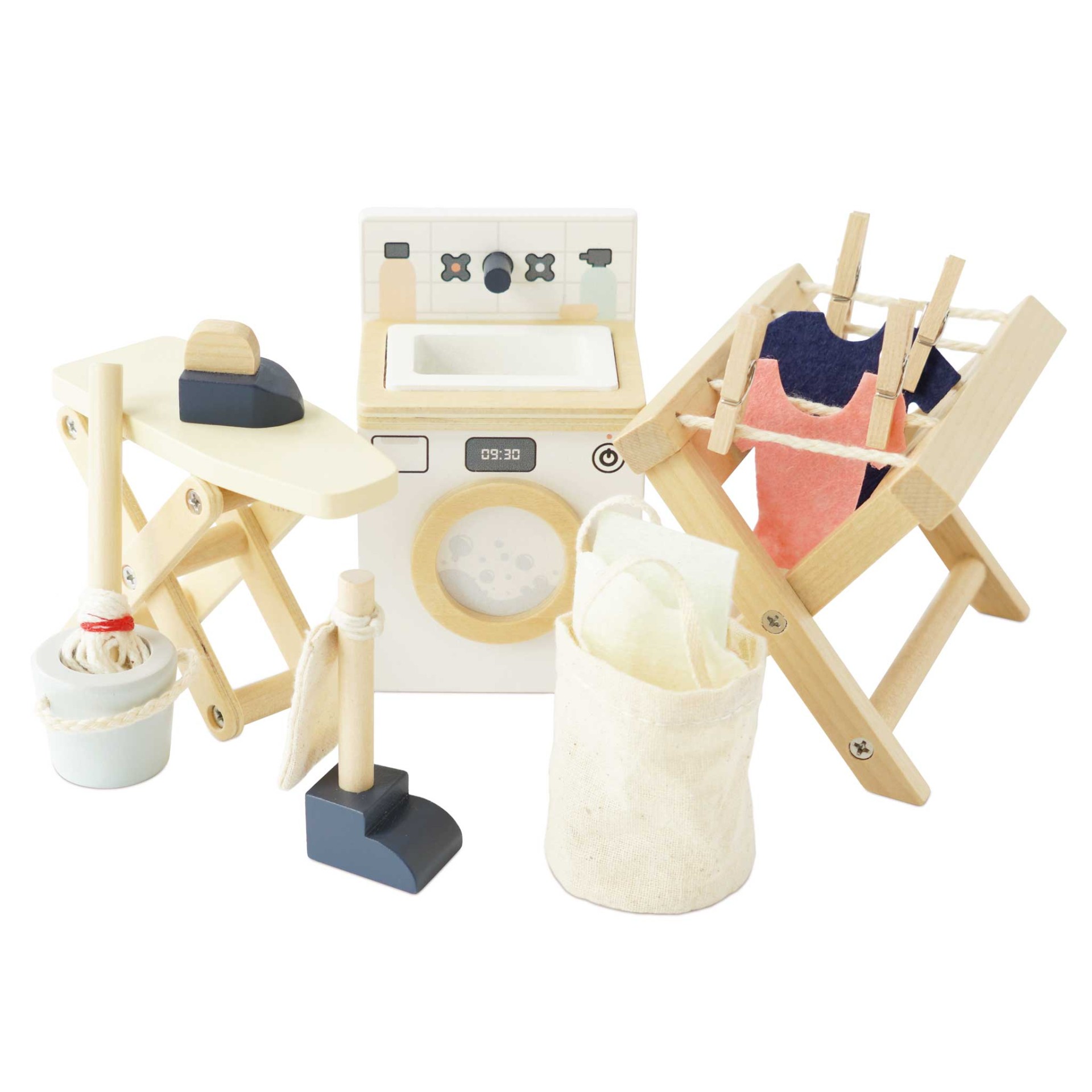 Ξύλινο Σετ Έπιπλα Πλυντηρίου Laundry Room, Le Toy Van