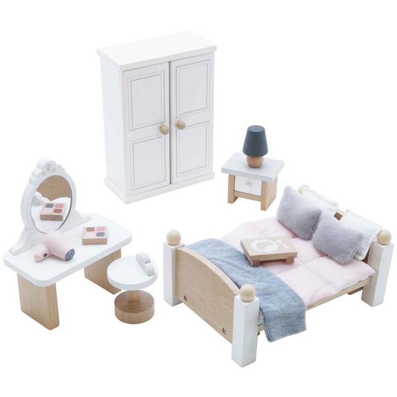 Ξύλινη Kρεβατοκάμαρα για Κουκλόσπιτο Bed Room, Le Toy Van
