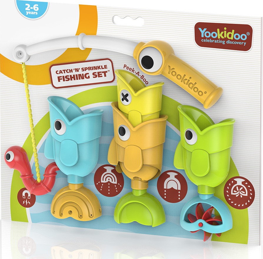 Παιχνίδι Μπάνιου Ψάρεμα Catch & Sprinkle Fishing Set, Yookidoo