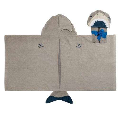 Πετσέτα με Κουκούλα Hooded Towel Shark, Stephen Joseph