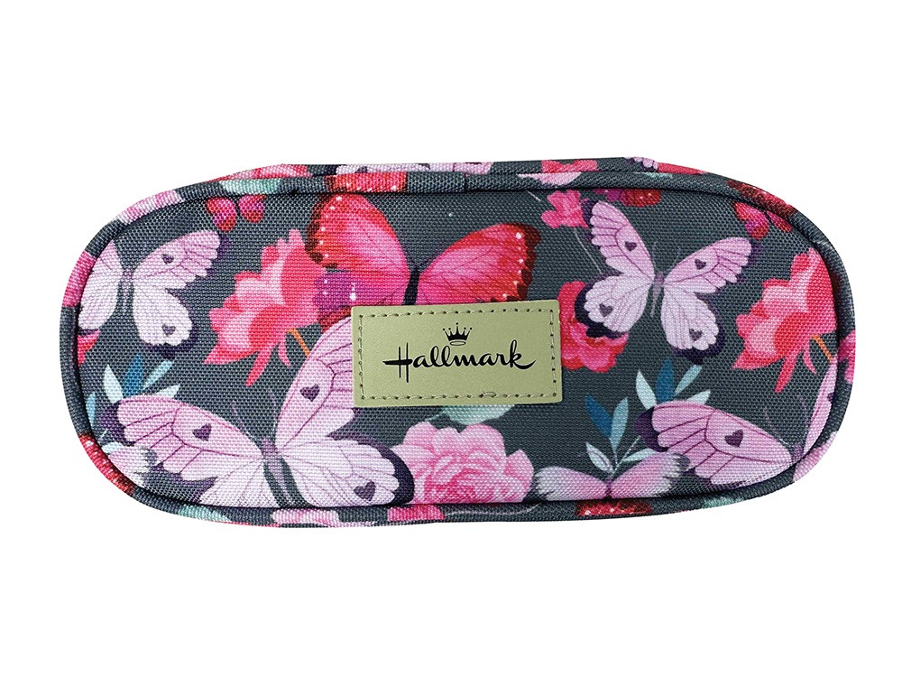 Κασετίνα Βαρελάκι Oval Hallmark Butterfly, Gim