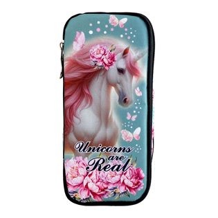 Κασετίνα Βαρελάκι Oval Back me Up Butterfly Unicorn, Gim