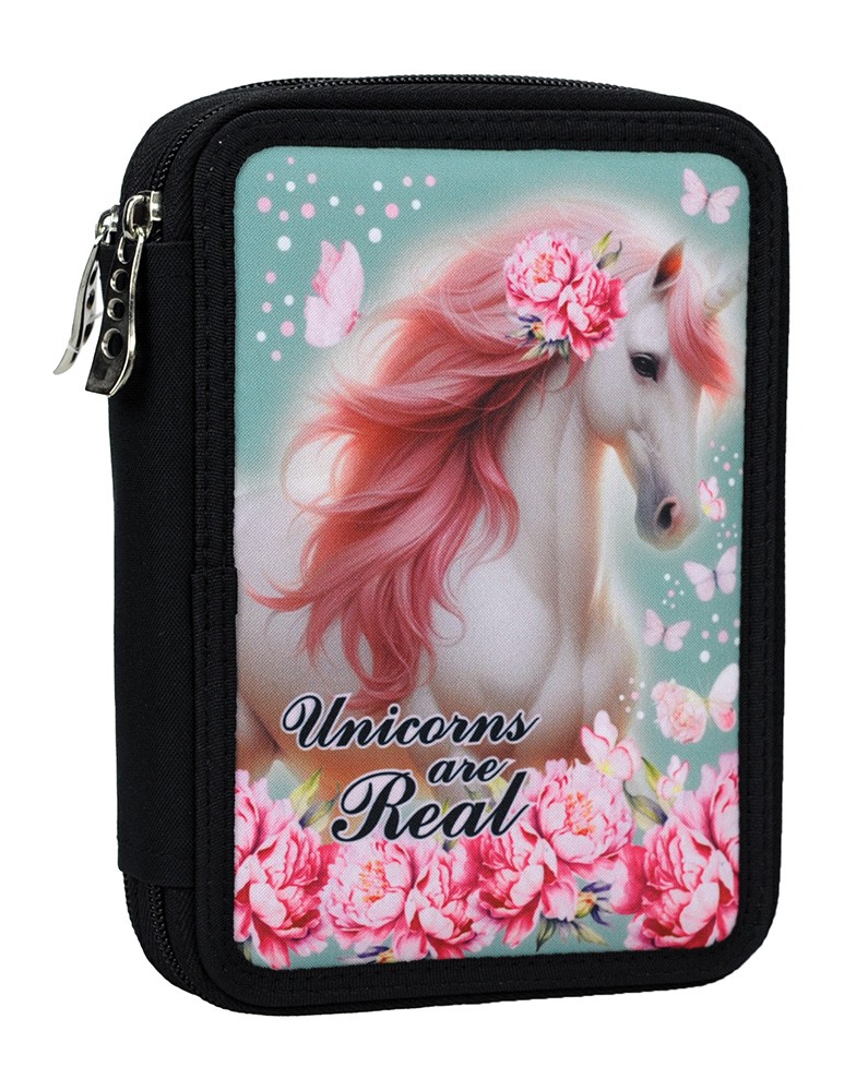 Κασετίνα Γεμάτη με 2 Θήκες Butterfly Unicorn Back me Up, GIM