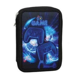 Κασετίνα Γεμάτη με 2 Θήκες Neon Game Back me Up, GIM
