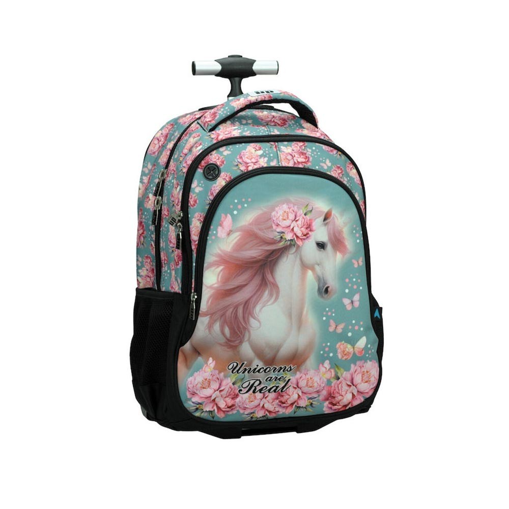 Τσάντα Τρόλεϊ Δημοτικού Back me Up Butterfly Unicorn, Gim