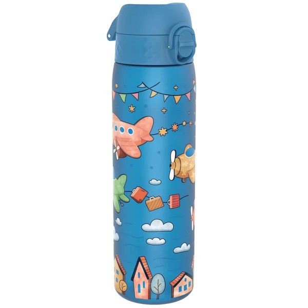 Μεταλλικό Ισοθερμικό Μπουκάλι με Στόμιο 500ml Αεροπλάνα, Ion8