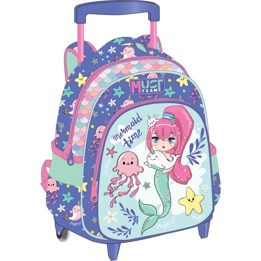 Τσάντα Trolley Νηπίου Γοργόνα (Mermaid Time), must