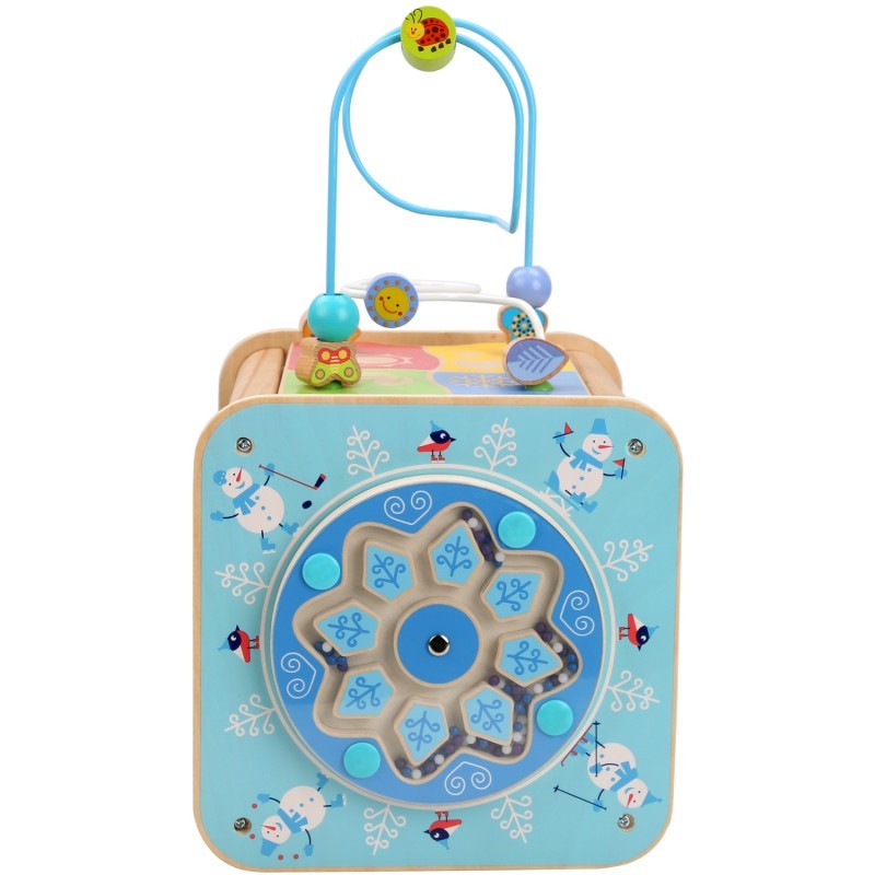 Ξύλινος Διαδραστικός Κύβος Busycube, Lucy & Leo 