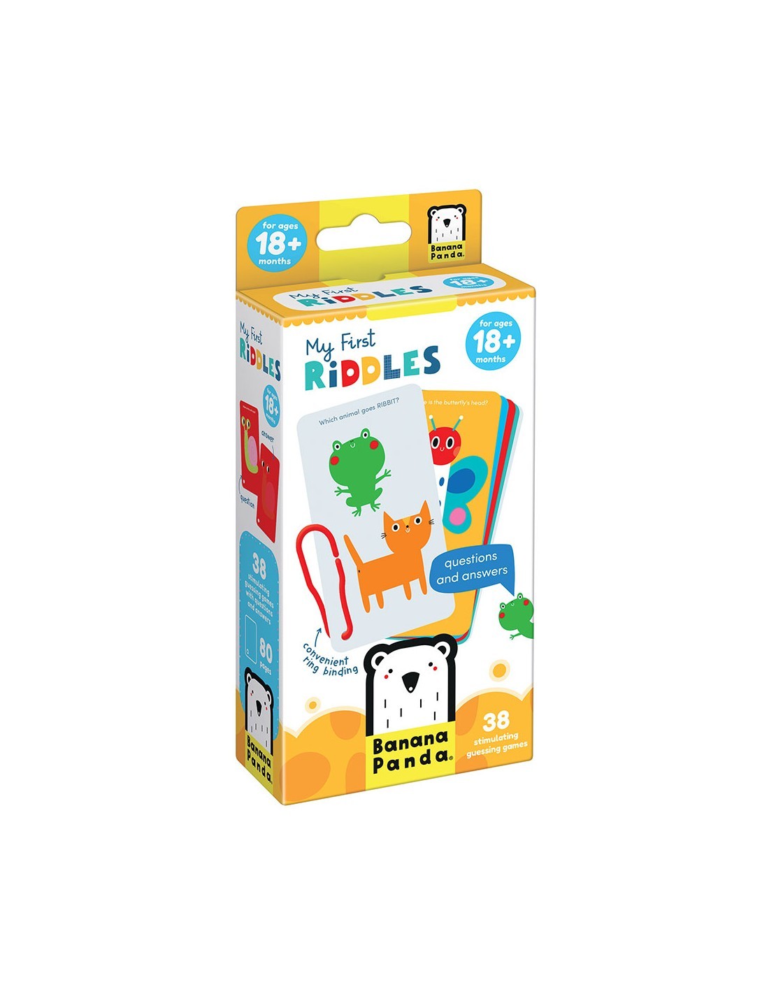 Εκπαιδευτικές Κάρτες My First Riddles 18m+, Banana Panda