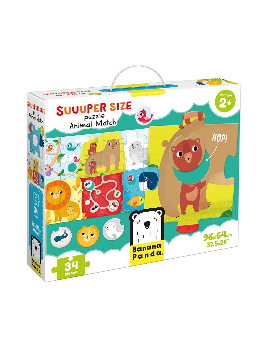 Παζλ Suuuper Size Puzlle Animal Match, Banana Panda 