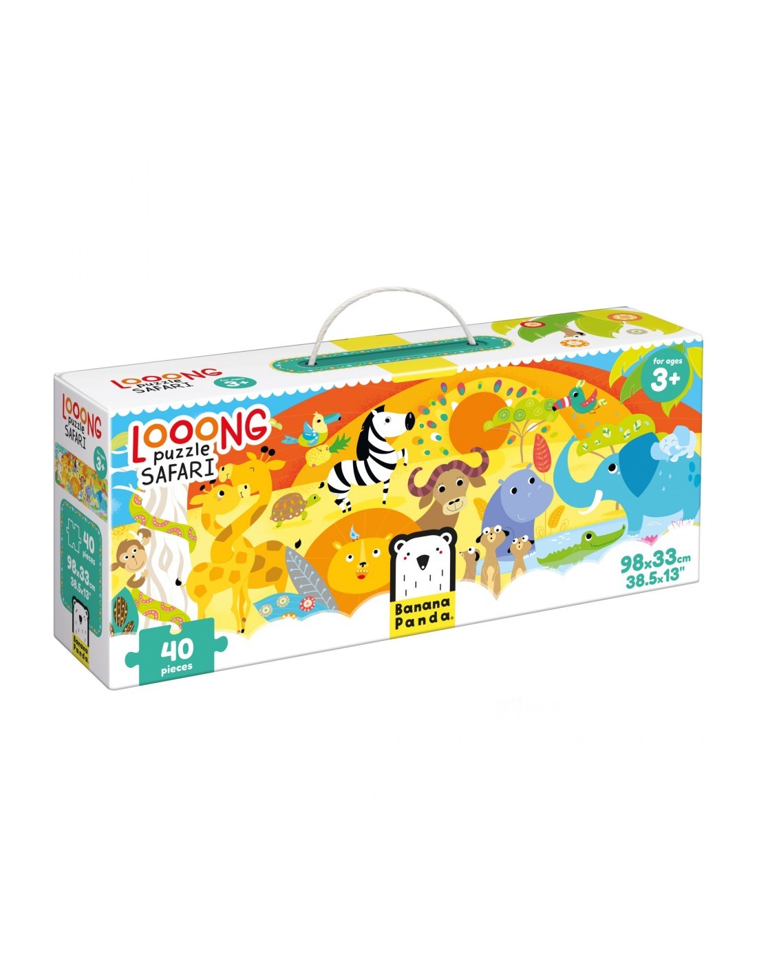 Παζλ Looong Puzzle Safari 40ps, Banana Panda