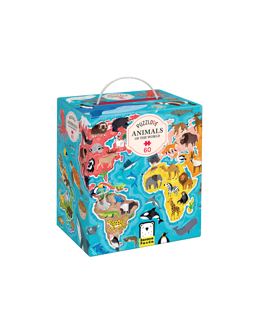 Παζλ Love Animals of the World 60ps, Banana Panda