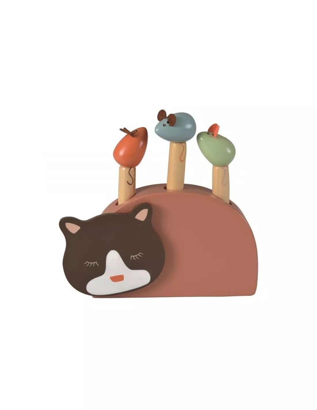 Ξύλινο Παιχνίδι Ποντίκια σε Άλμα Pop up Mouse, Egmont Toys