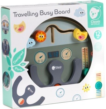 Ξύλινος Πίνακας Δραστηριοτήτων Ταξίδι, Classic World