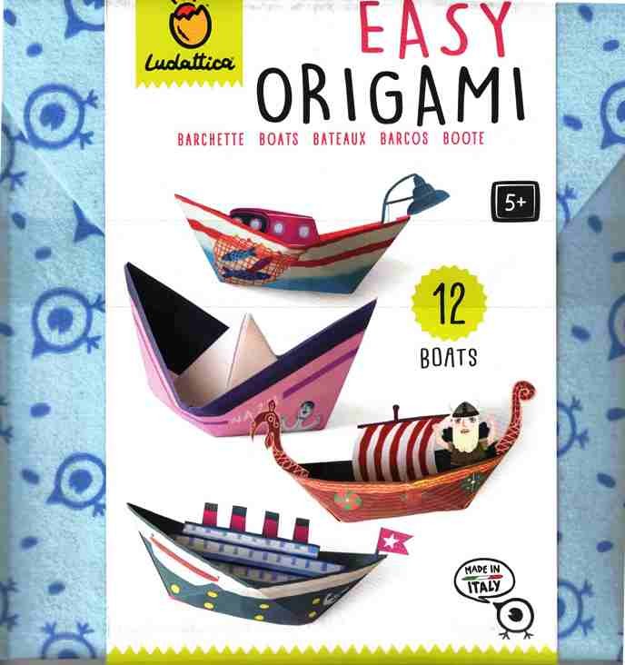Easy Origami Boats 12pcs, Ludattica