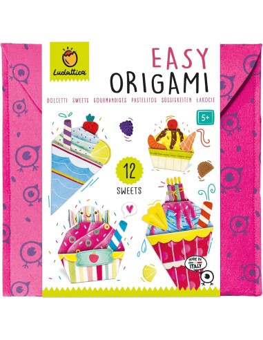 Easy Origami Sweets 12pcs, Ludattica
