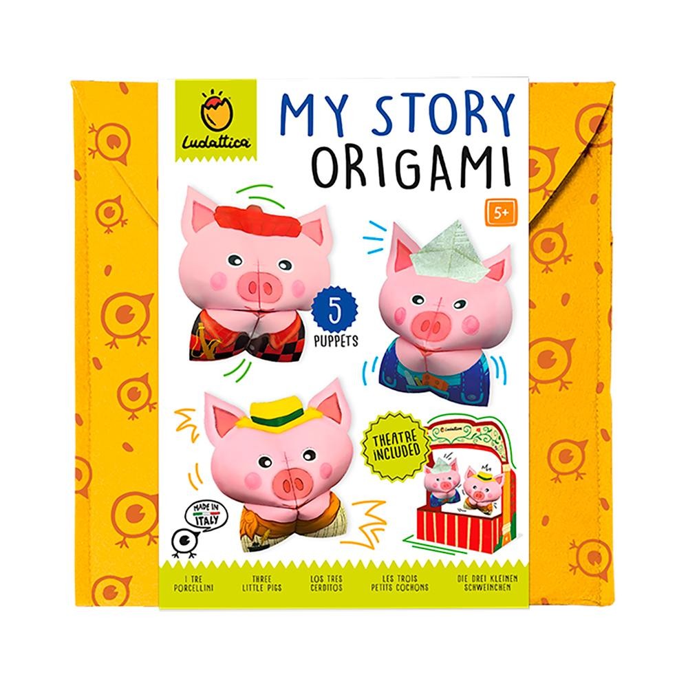 Easy Origami The Three Little Pigs, Ludattica