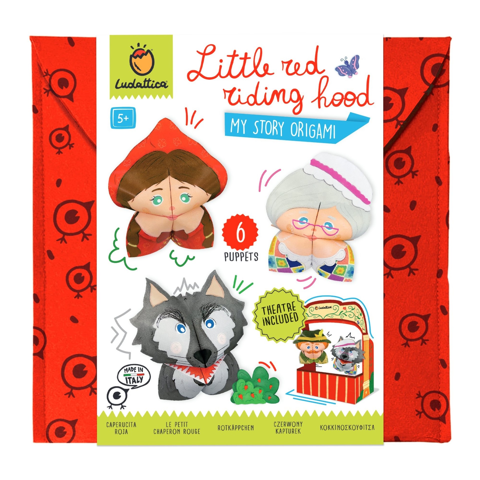 Easy Origami Little Red Riding Hood, Ludattica