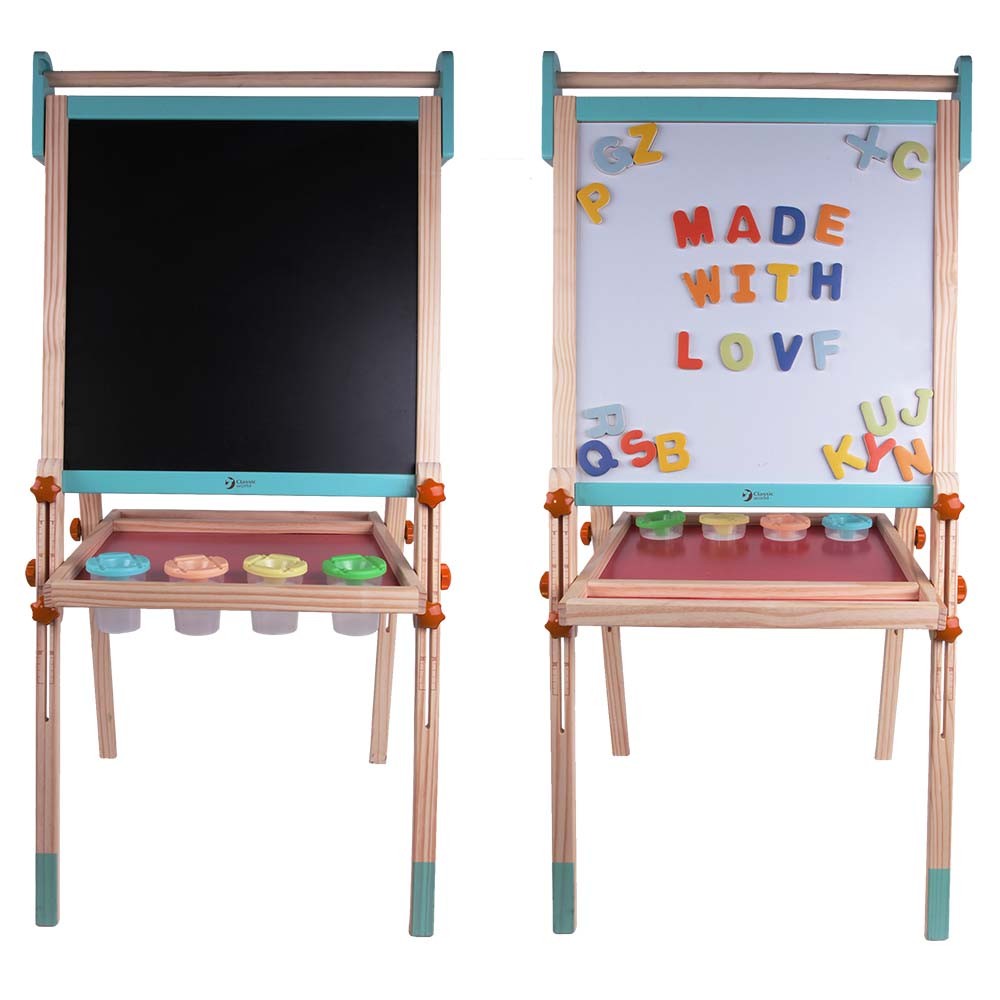 Ξύλινος Πίνακας Καβαλέτο Multi Functional Easel, Classic World