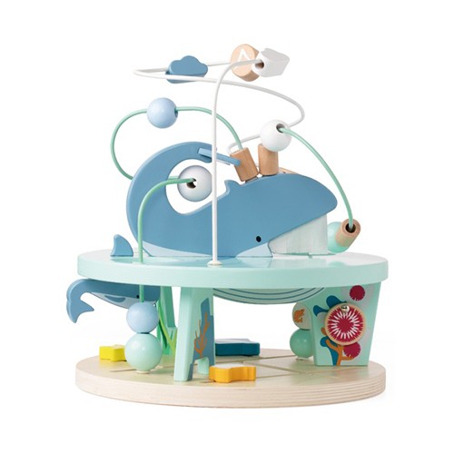 Ξύλινο Παιχνίδι Προγραφής Λεπτής Κινητικότητας Marine Life, Classic World