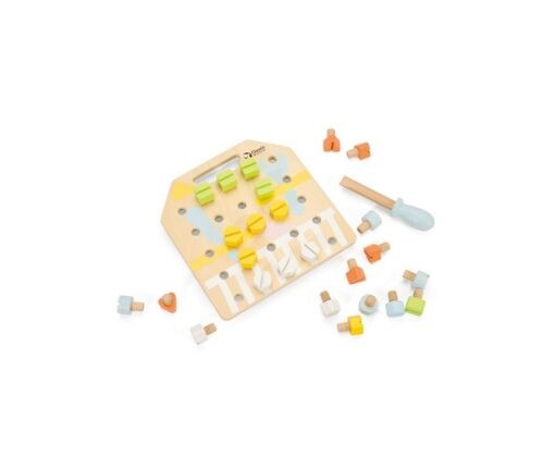 Ξύλινος Πίνακας Βιδώματος Screwing Game, Classic World