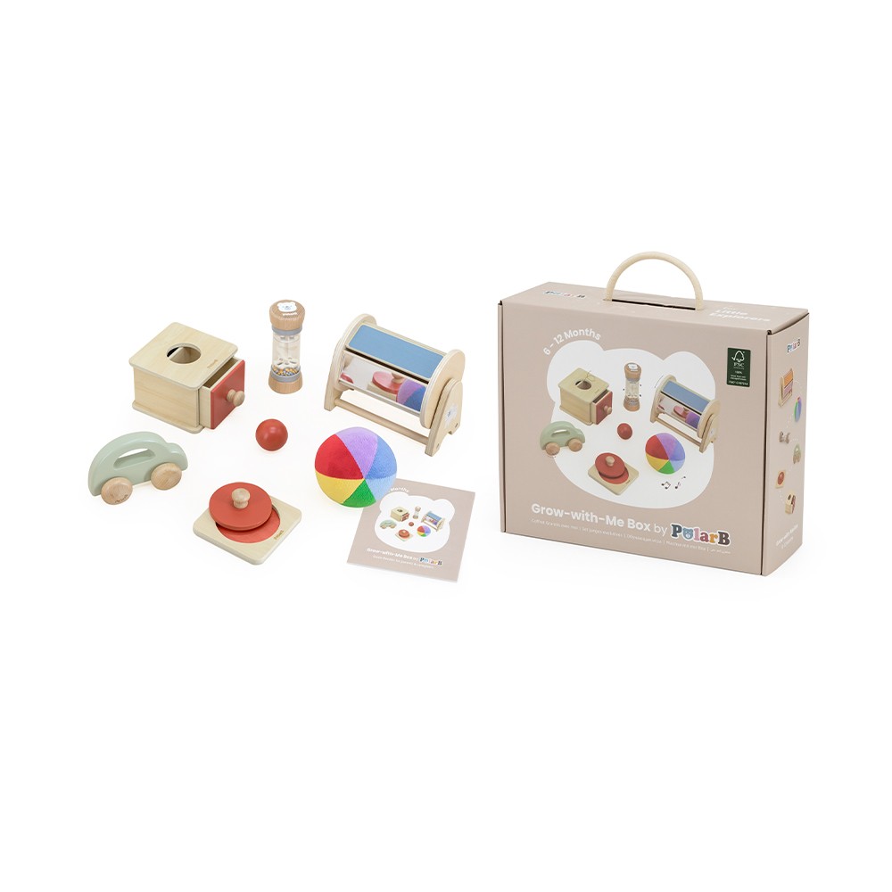 Σετ με Ξύλινα Παιχνίδια Ανακάλυψης 6-12 μηνών, Viga