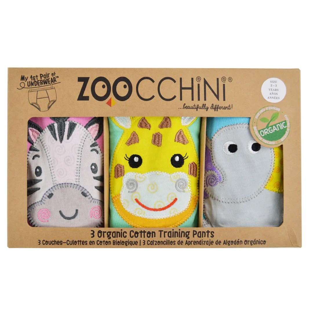 Εκπαιδευτικά Βρακάκια Girls Zoo, Zoocchini