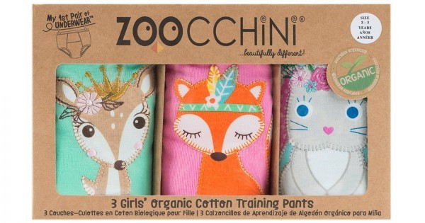 Εκπαιδευτικά Βρακάκια Girls Woodland Princesses, Zoocchini