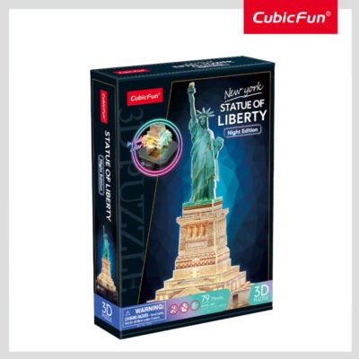 Puzzle 3D New York Statue of Liberty Led 79ps, Cubic Fun