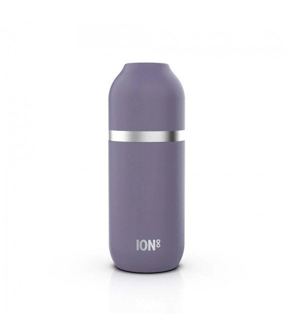 Ισοθερμικό Μπουκάλι Θερμός με Κούπα Μοβ 700ml, ION8