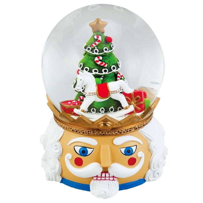 Χιονόμπαλα Μουσική Καρυοθραύστης 15cm, Music Box World