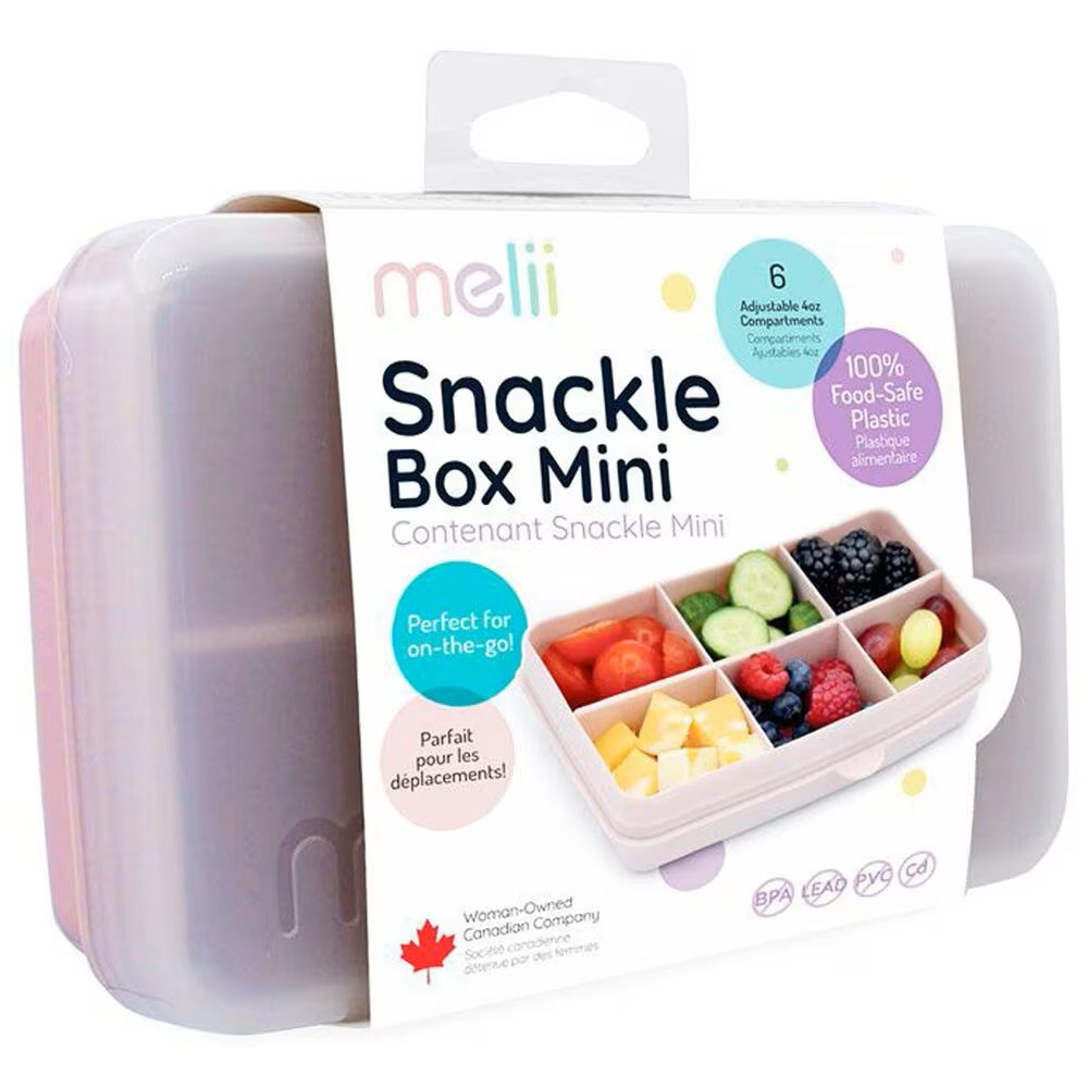 Δοχείο Σνακ Snackle Box Mini Ροζ, Melii