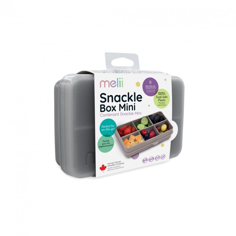 Δοχείο Σνακ Snackle Box Mini Γκρι, Melii