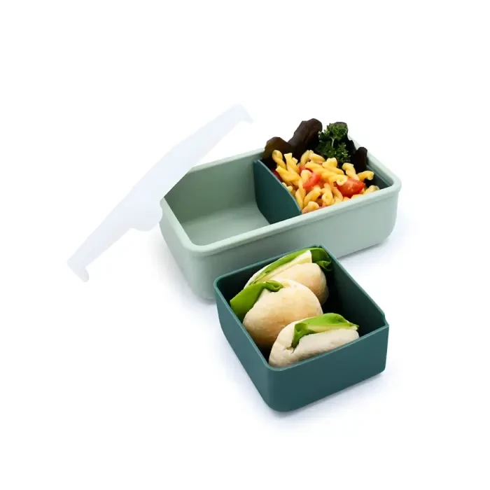 Δοχείο Φαγητού από Σιλικόνη 0.7lt Μέντα Χωρίσματα, Melii