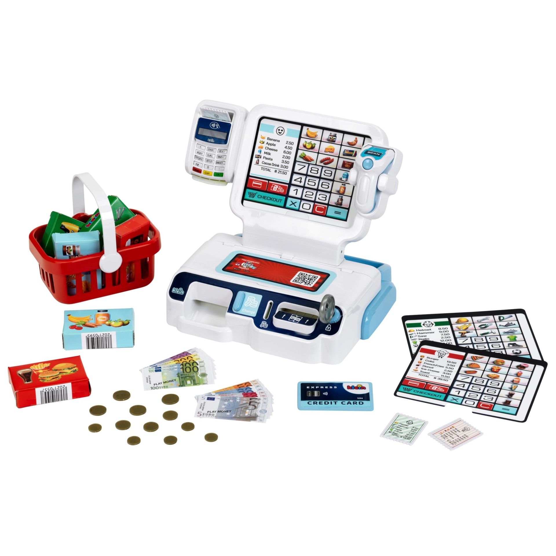 Παιδική Ταμειακή Μηχανή Αυτοεξυπηρέτησης Market, Klein