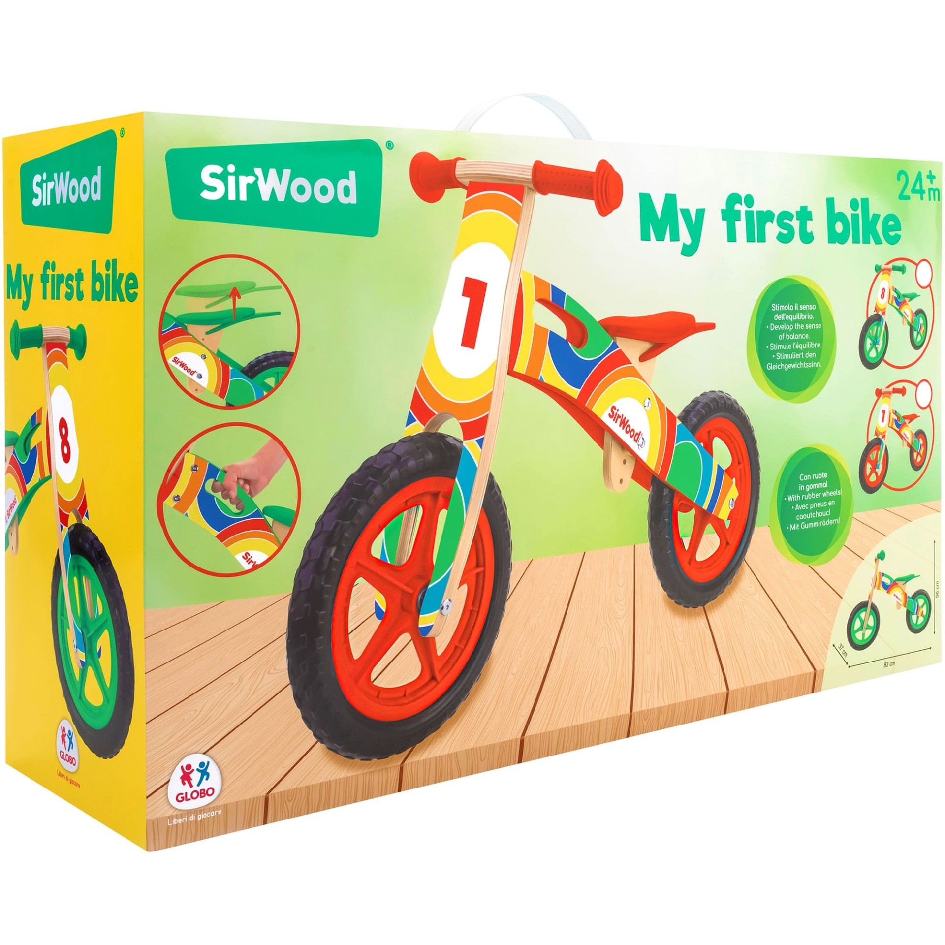 Ξύλινο Ποδήλατο Ισορροπίας, Globo