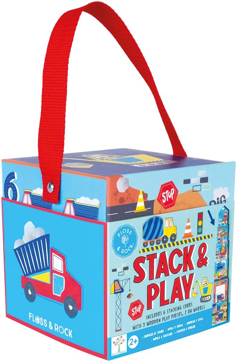 Κύβοι Στοίβαξης Σκαπτικά Stack & Play, Floss & Rock