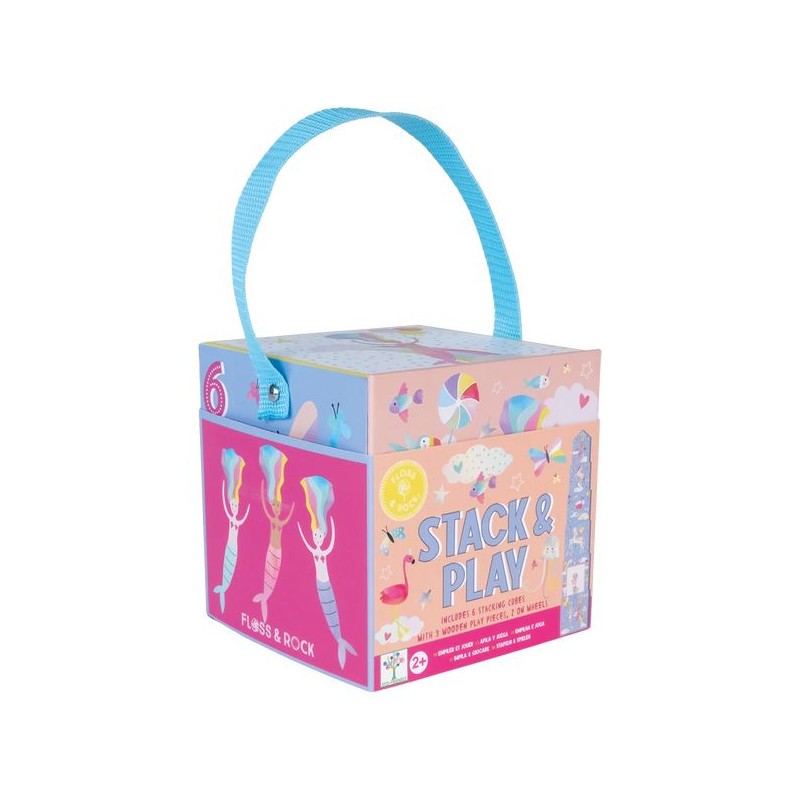 Κύβοι Στοίβαξης Γοργόνες Stack & Play, Floss & Rock