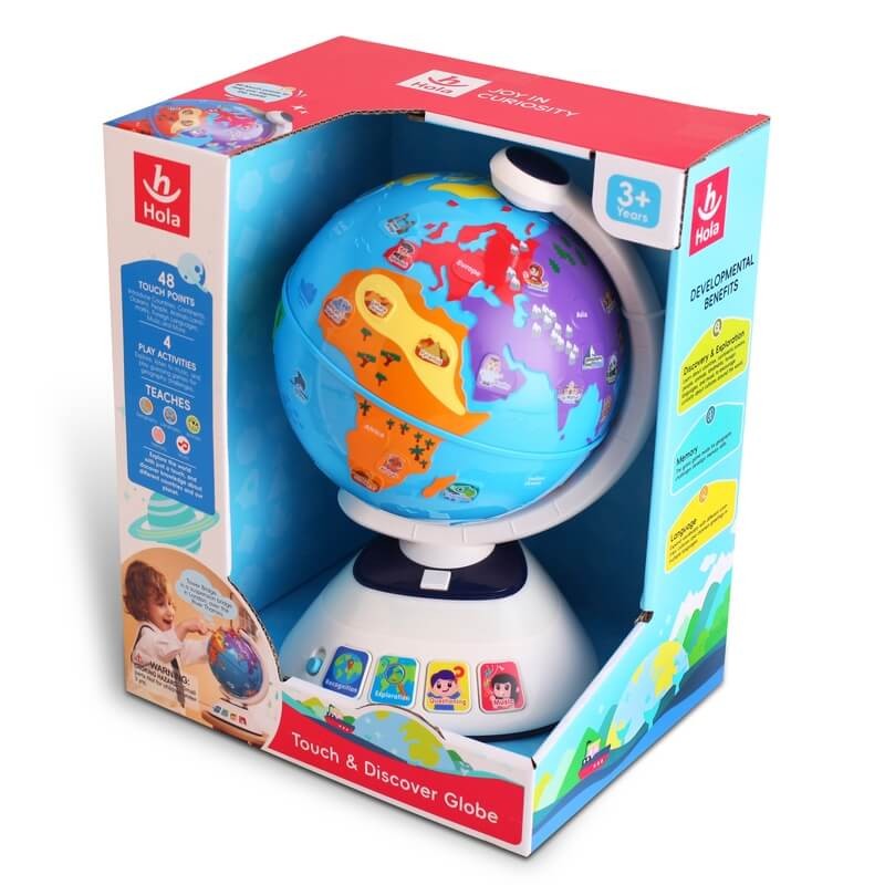 Διαδραστική Υδρόγειος Σφαίρα Touch & Discover, Hola