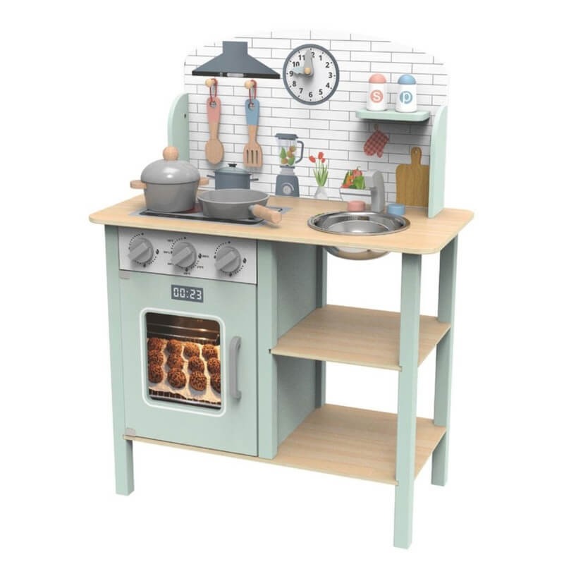 Κουζίνα Ξύλινη Παιδική με Αξεσουάρ, Tooky Toy
