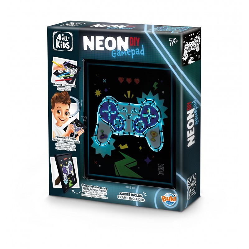 Παιχνίδι Κατασκευών Neon Gamepad, Buki France
