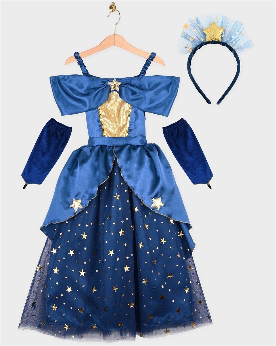 Πριγκίπισσα Starcatcher με Χρυσά Αστέρια, 116-128εκ 6-8 ετών, Den Goda Fen