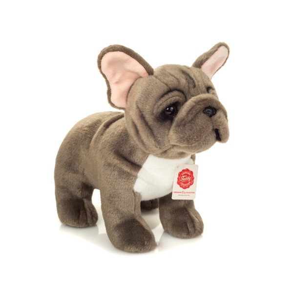 Σκύλος Γαλλικό Μπουλντόγκ Γκρι Όρθιο French Bulldog 30εκ, Hermann Teddy